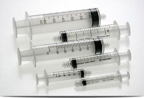 different types of syringes available